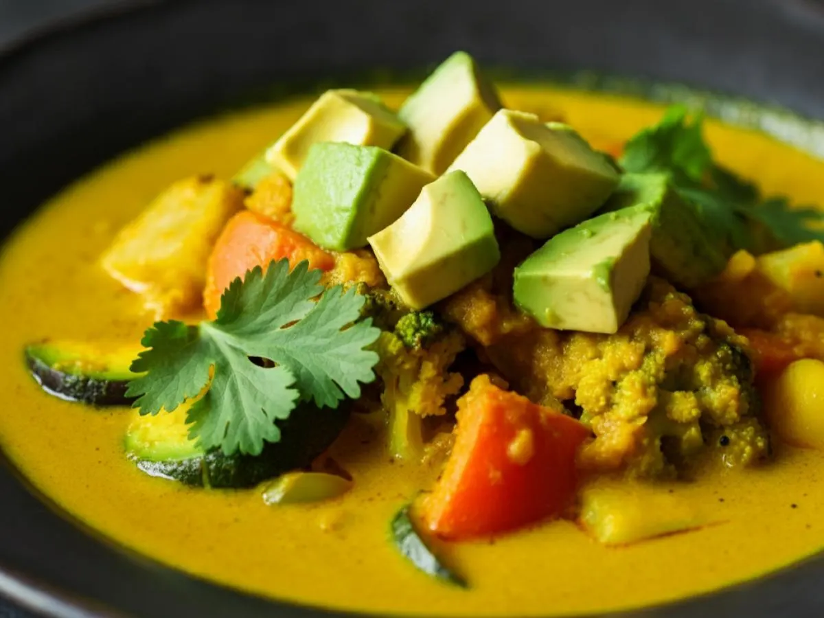 Vegetable Avocado Curry Vegetable Avocado Curry