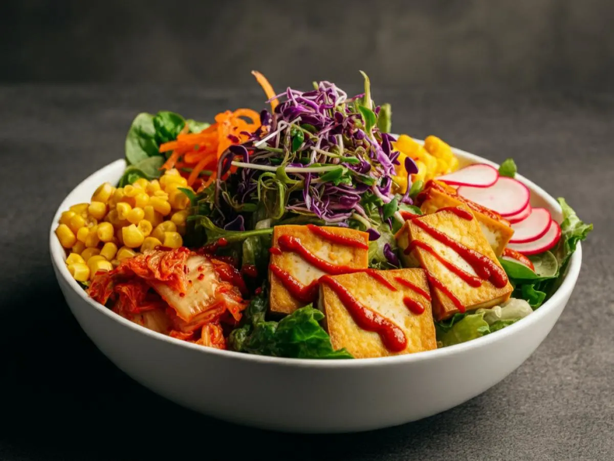 Organic Fried Tofu Bowl (Vegan) Organic Fried Tofu Bowl (Vegan)