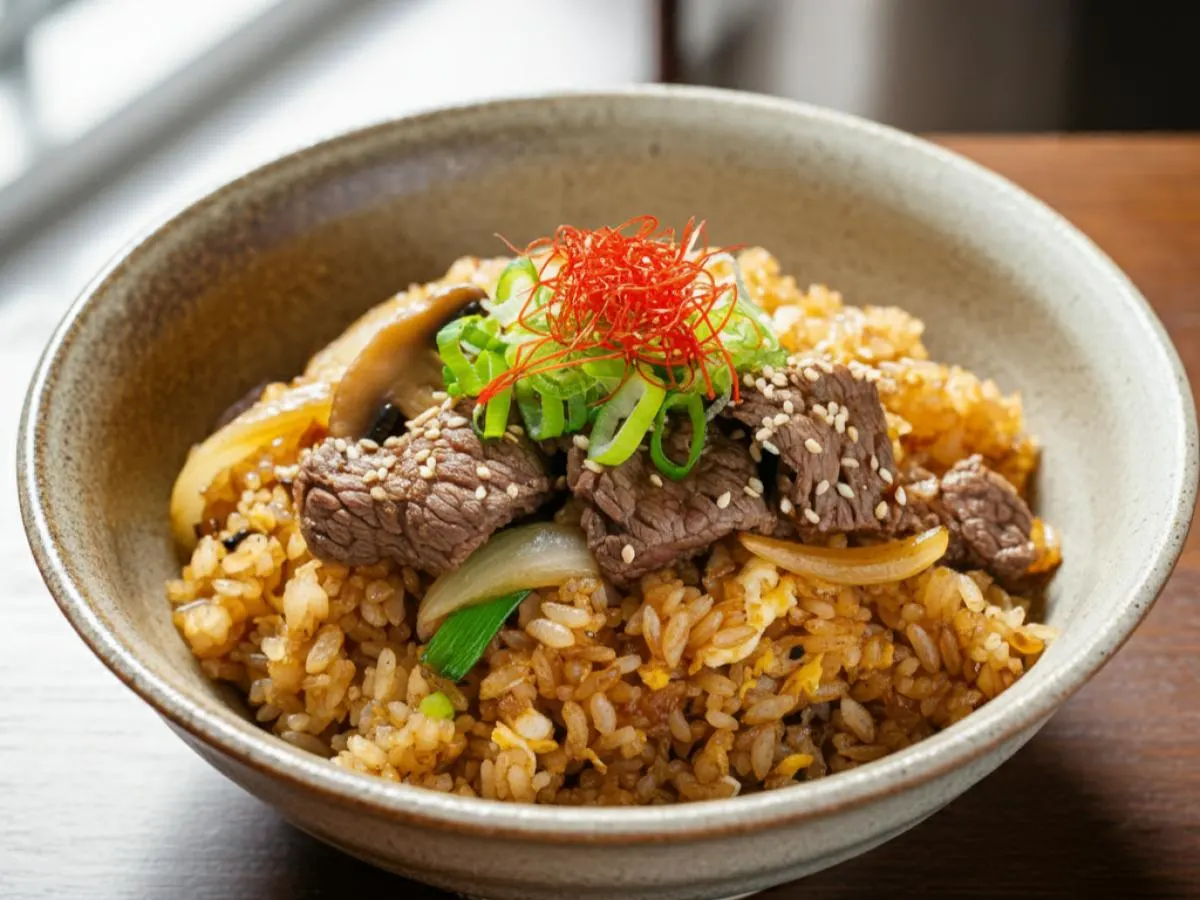Teriyaki Fried Rice with Beef Teriyaki Fried Rice with Beef