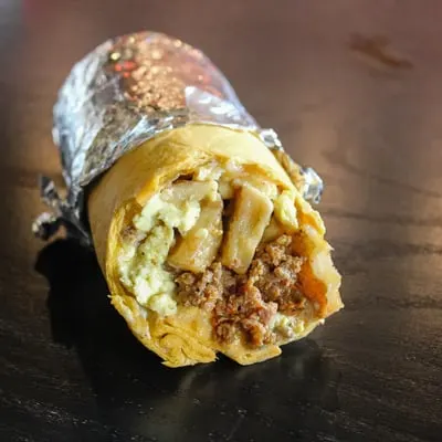 T's Gunslinger - Breakfast Burrito With Side of Salsa