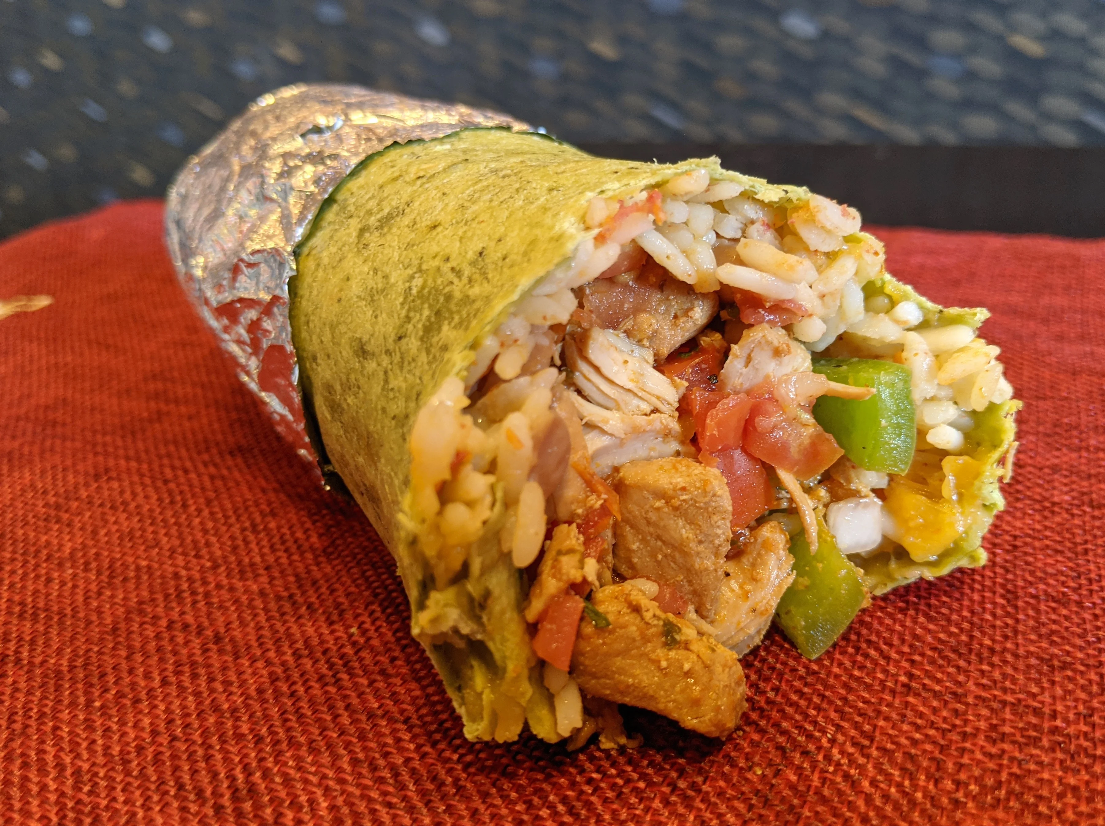 Dairy Free Chile Verde Burrito With Salsa Dairy Free Chile Verde Burrito With Salsa