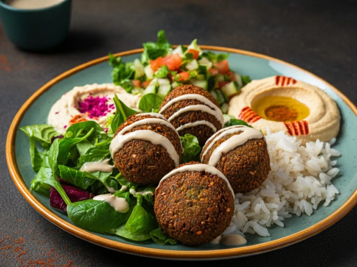 Falafel Lunch Box Falafel Lunch Box