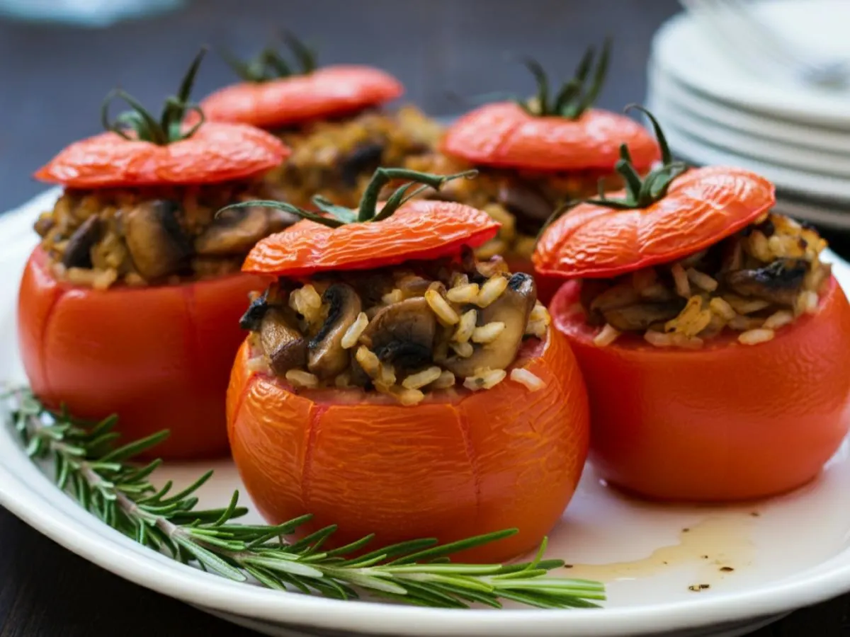 Vegan Stuffed Tomatoes Vegan Stuffed Tomatoes