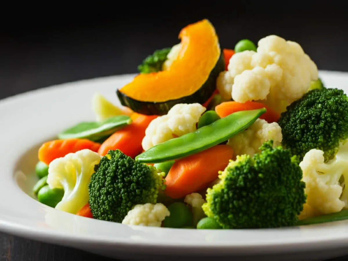 Steamed Mixed Vegetable Medley Steamed Mixed Vegetable Medley