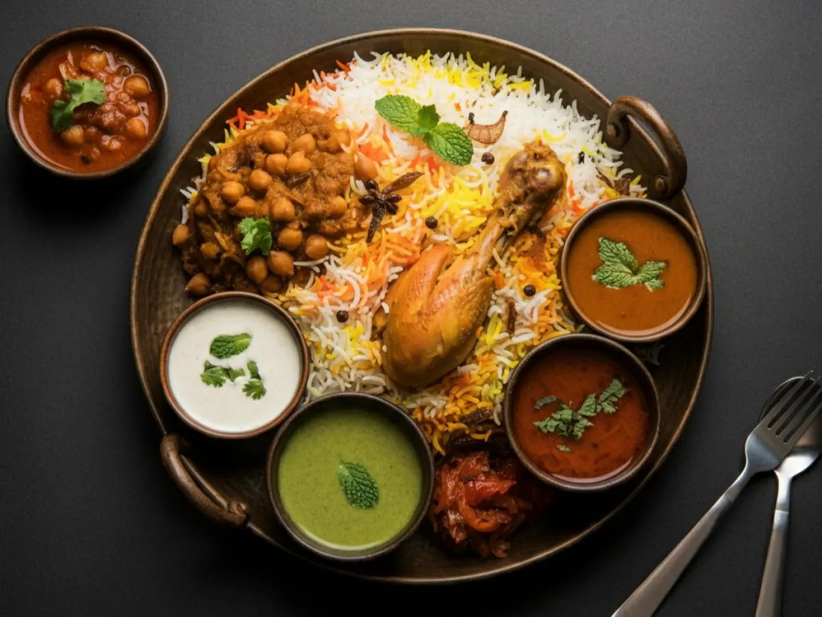 Biryani Chicken with Chickpeas Biryani Chicken with Chickpeas