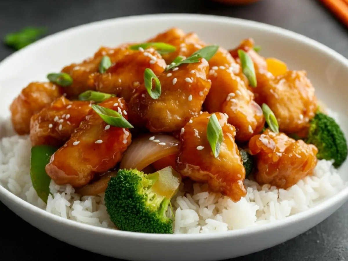 Orange Chicken Bowl Orange Chicken Bowl