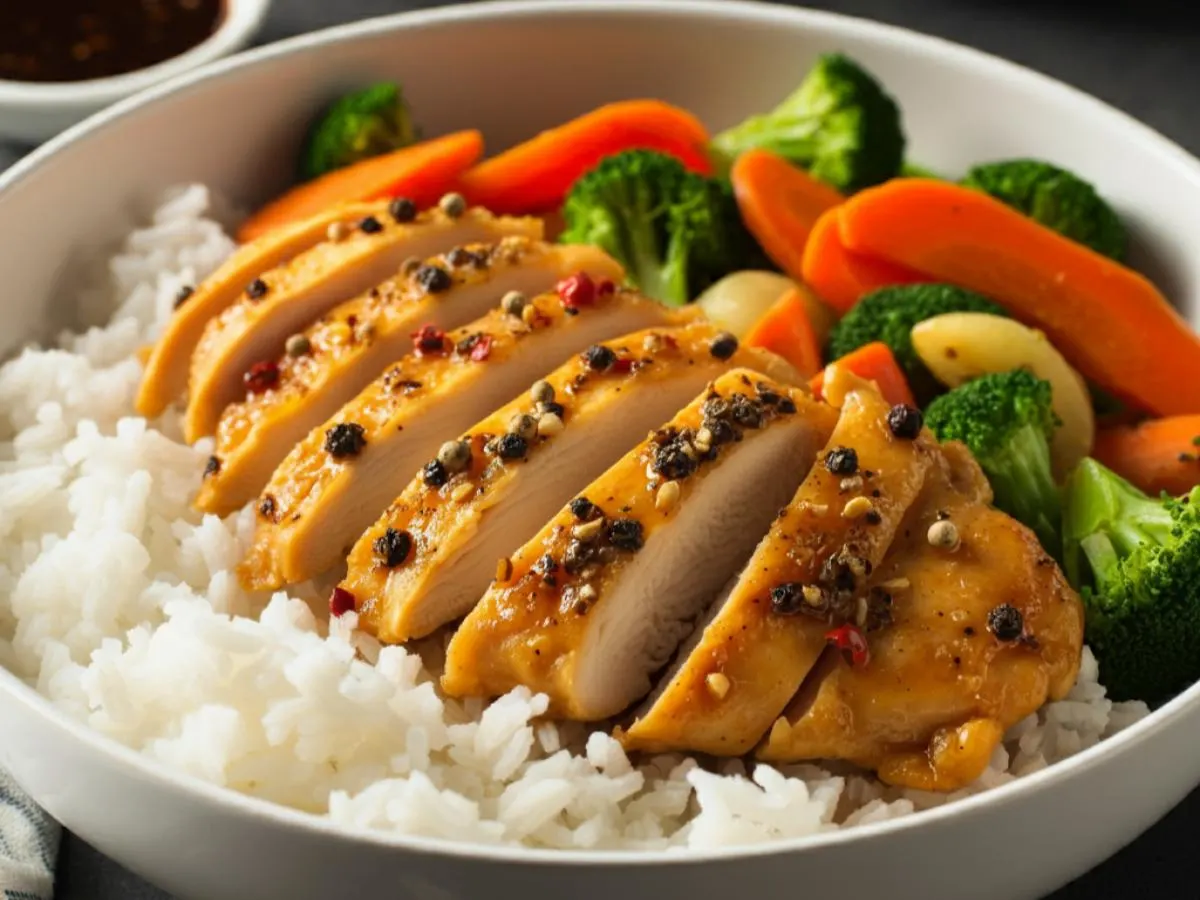 Salt and Pepper Chicken Bowl Salt and Pepper Chicken Bowl