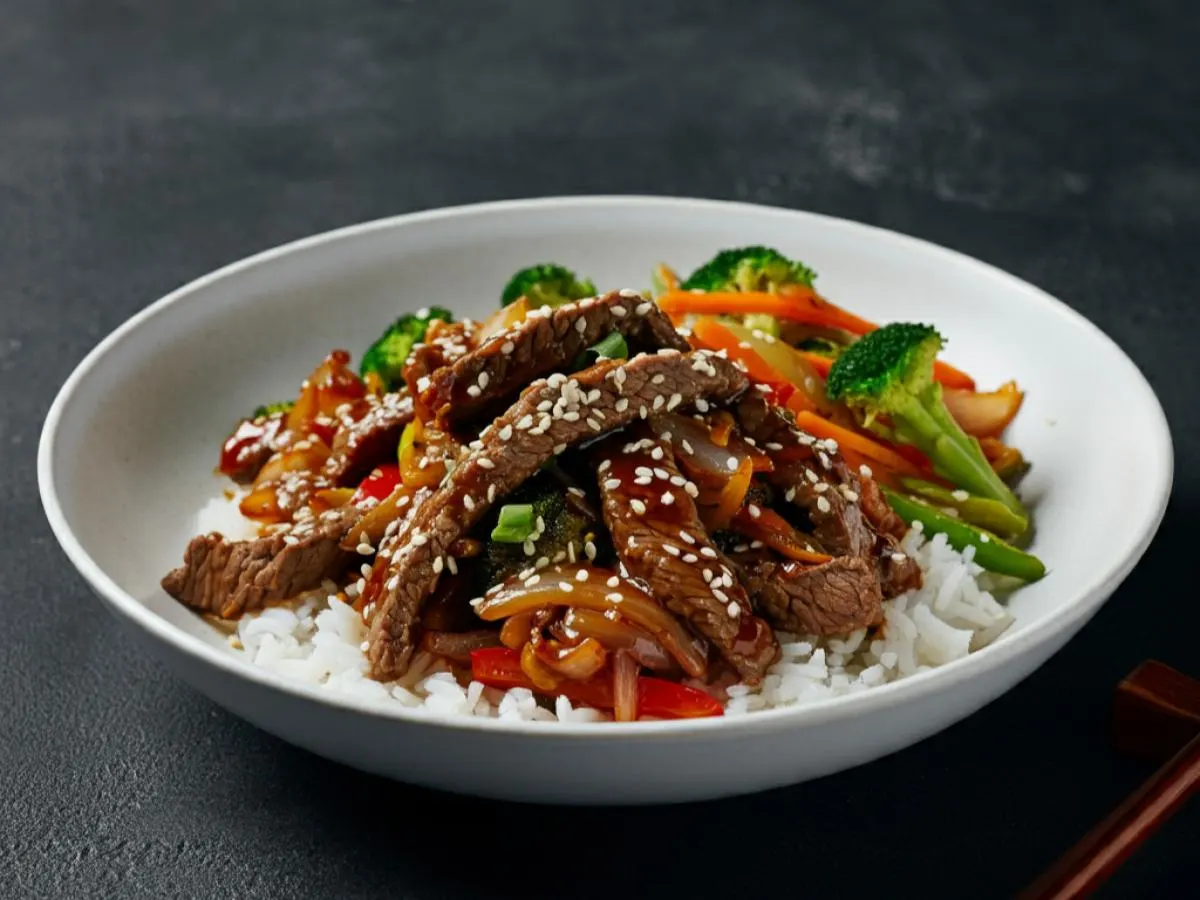Sesame Beef Bowl Sesame Beef Bowl