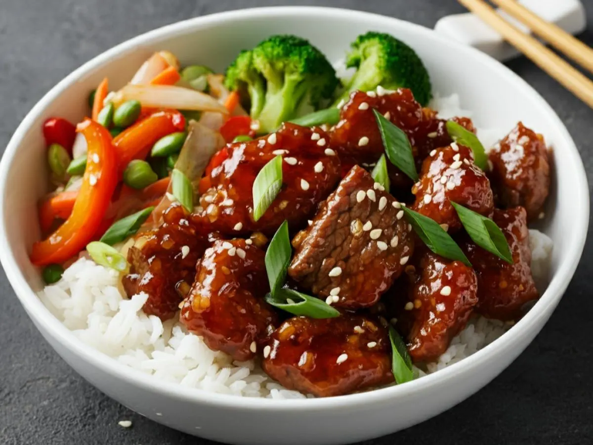 General Tso Beef Bowl General Tso Beef Bowl