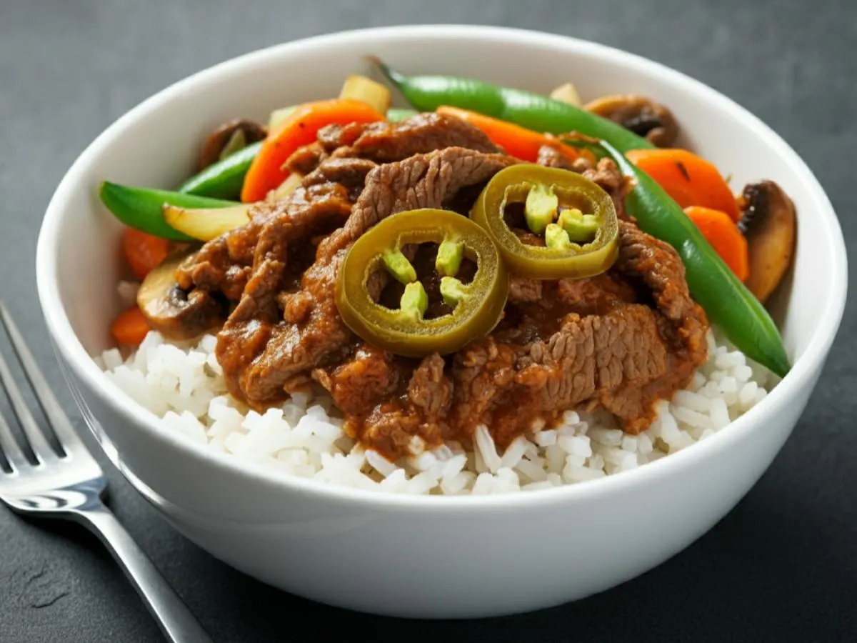 Jalapeno Beef Bowl Jalapeno Beef Bowl