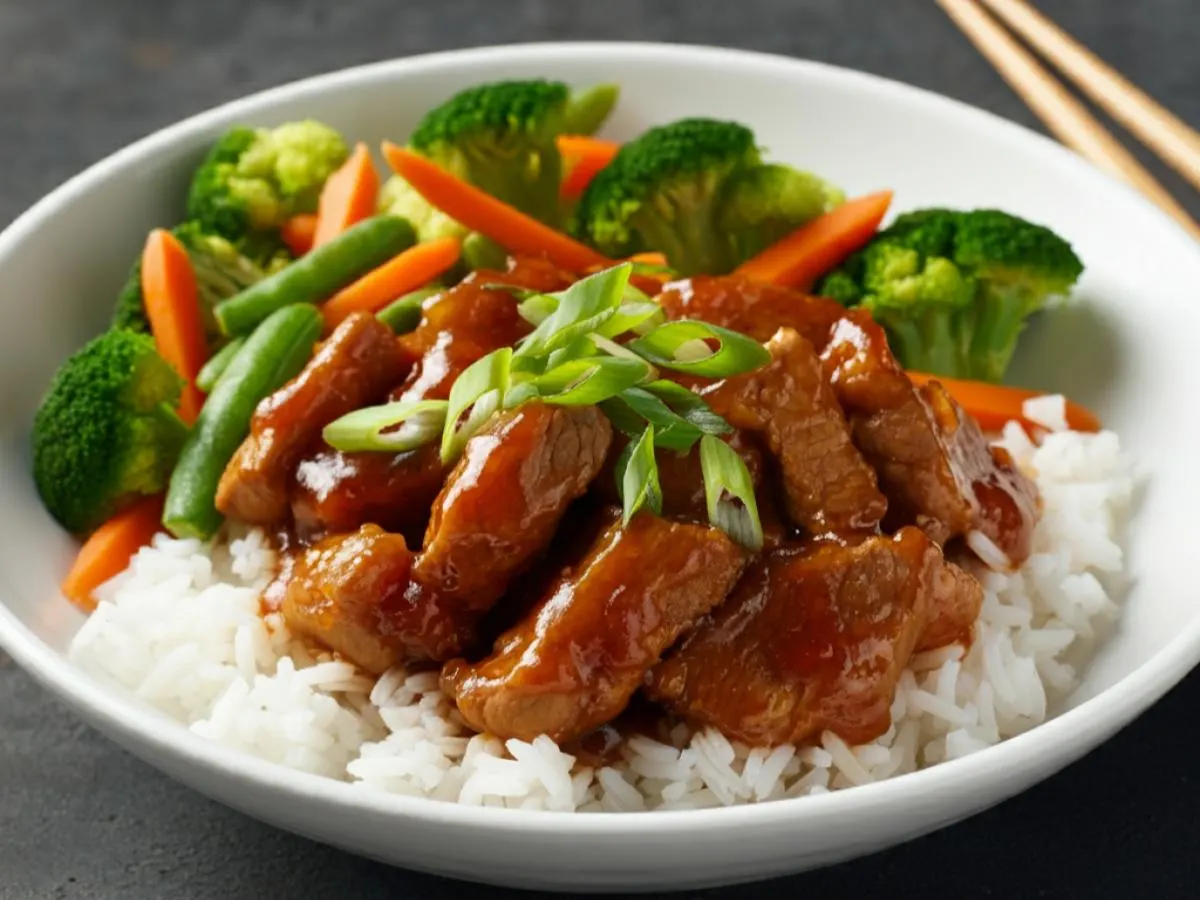 Mongolian Pork Bowl Mongolian Pork Bowl