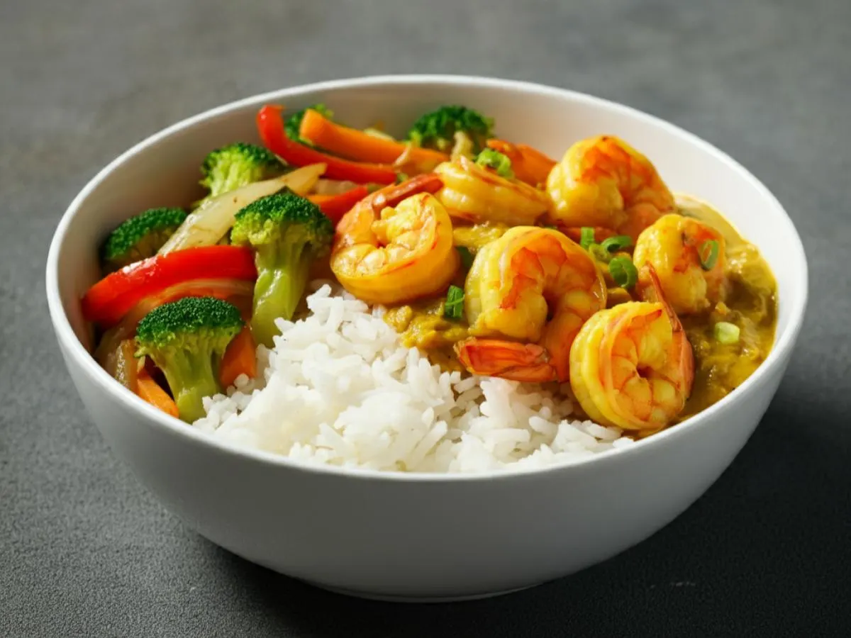Curry Shrimp Bowl Curry Shrimp Bowl