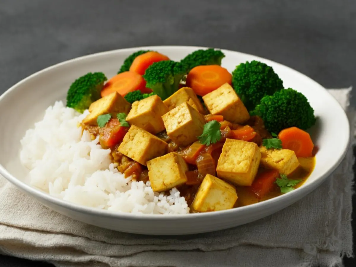 Curry Tofu Bowl Curry Tofu Bowl