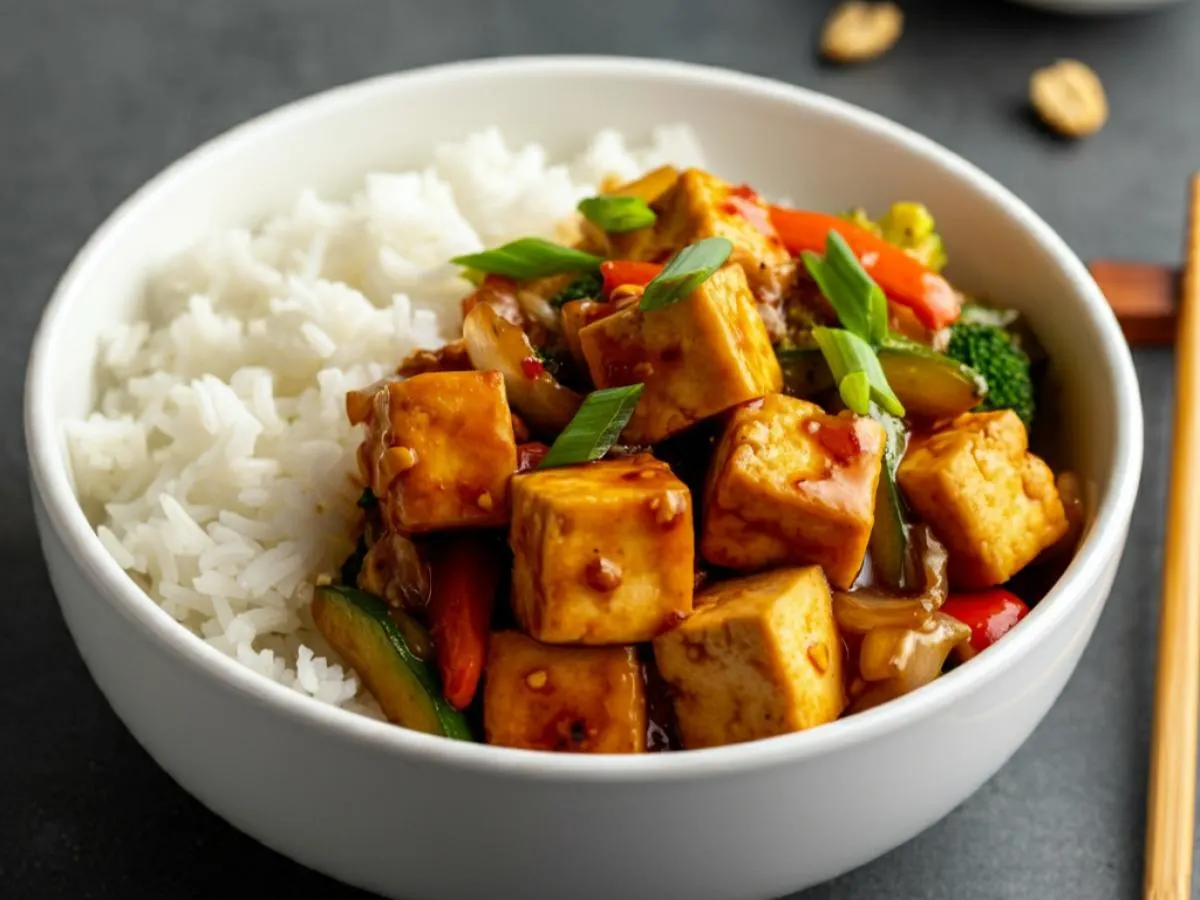 Kung Pao Tofu Bowl Kung Pao Tofu Bowl