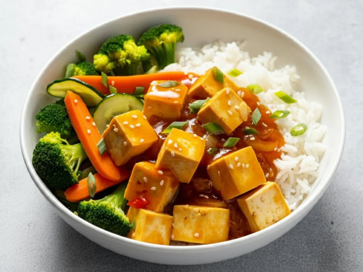 Orange Tofu Bowl Orange Tofu Bowl