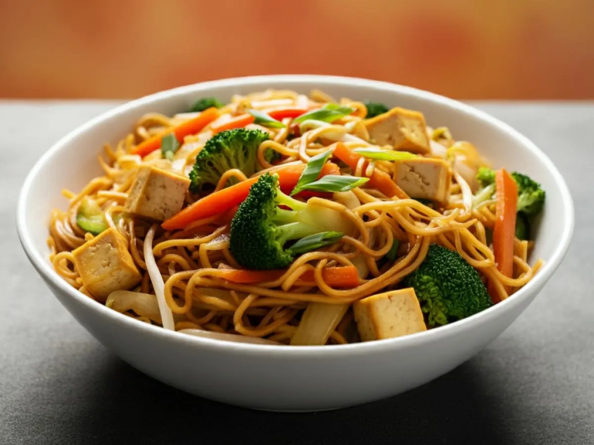 Lo Mein Tofu Bowl Lo Mein Tofu Bowl