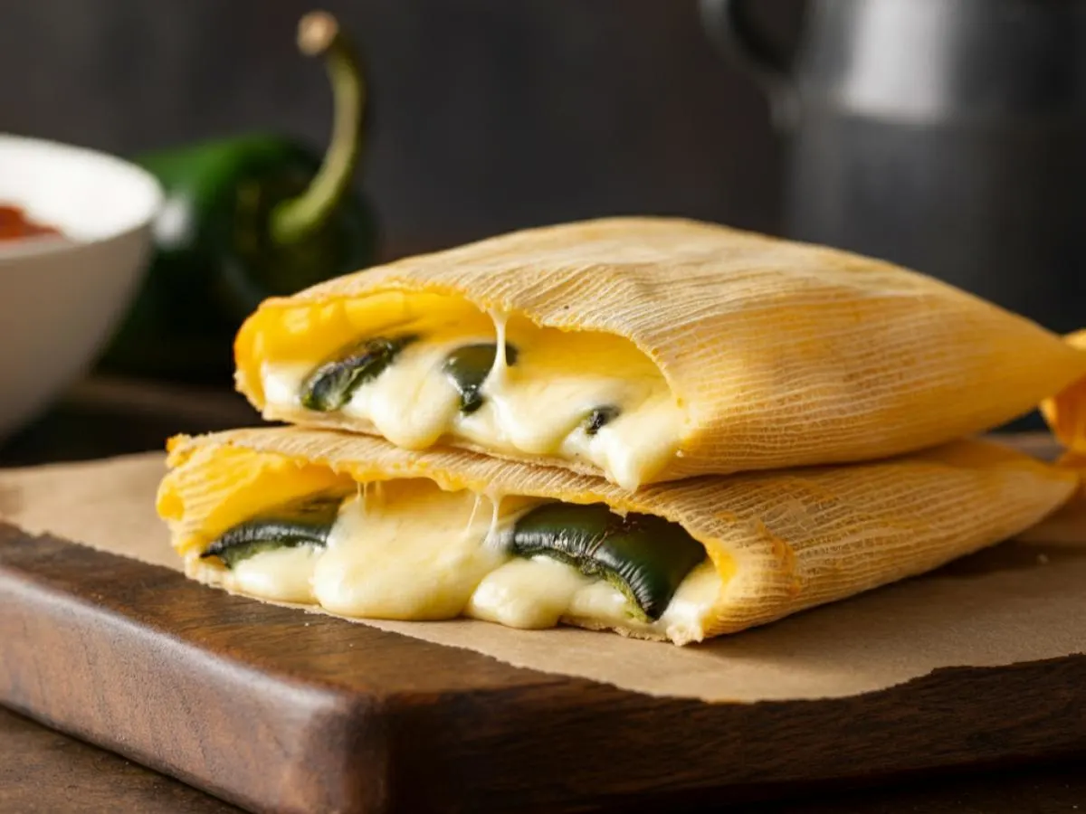 Cheese & Poblano Tamale Cheese & Poblano Tamale