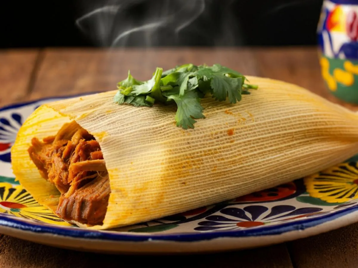 Pork Achiote Tamale Pork Achiote Tamale