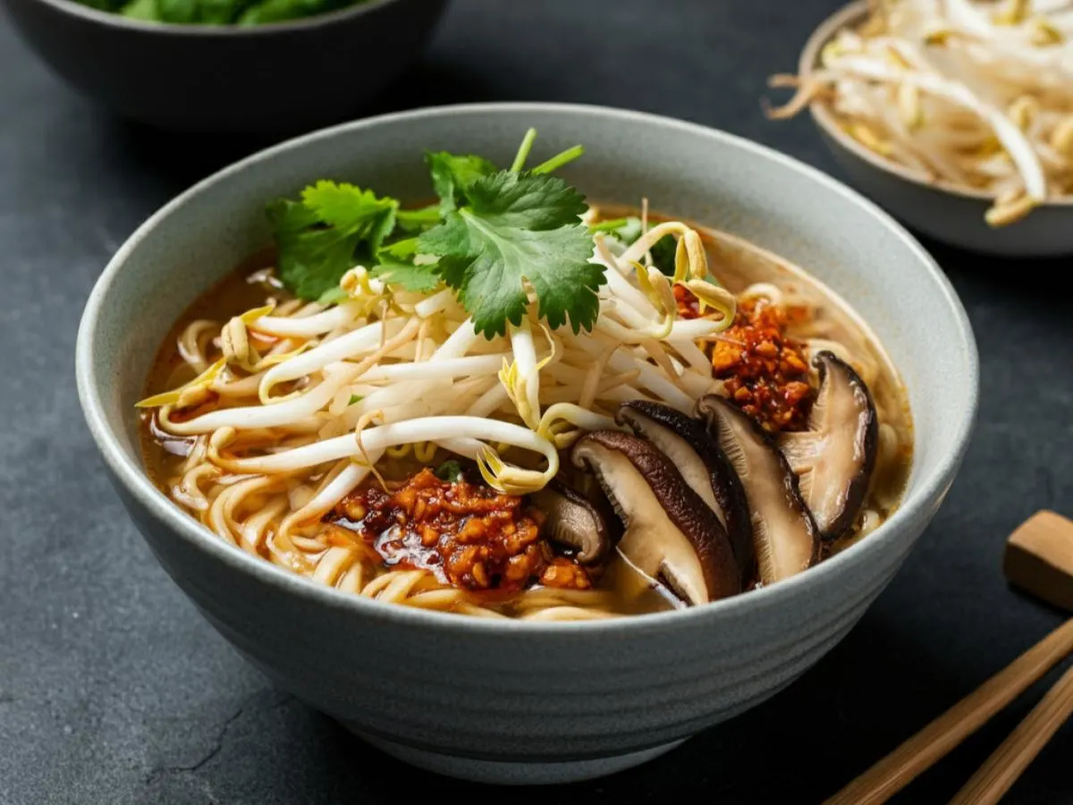 Vegan Tonkotsu Noodle Soup Vegan Tonkotsu Noodle Soup