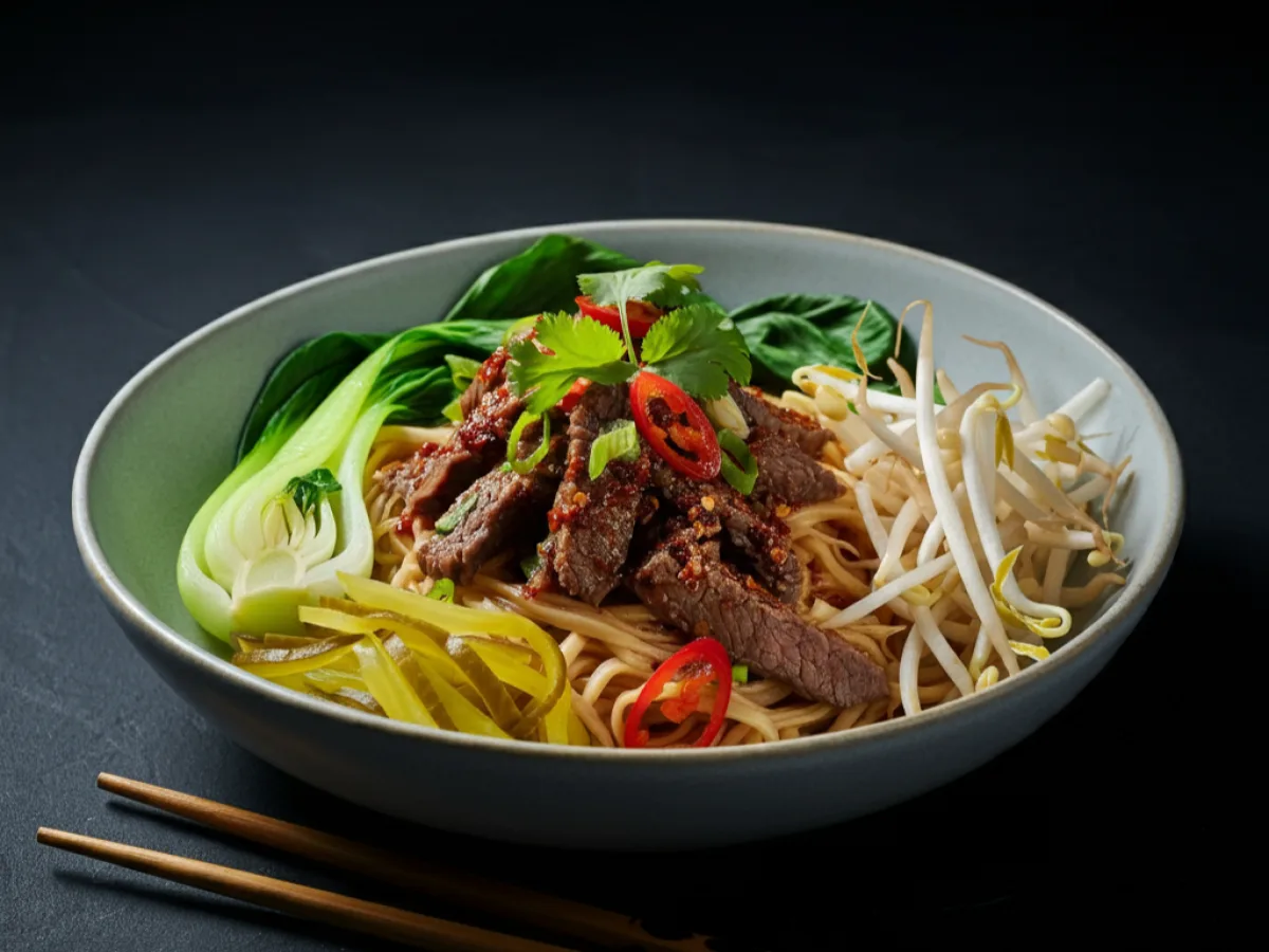 Dan Dan Noodle with Beef Dan Dan Noodle with Beef
