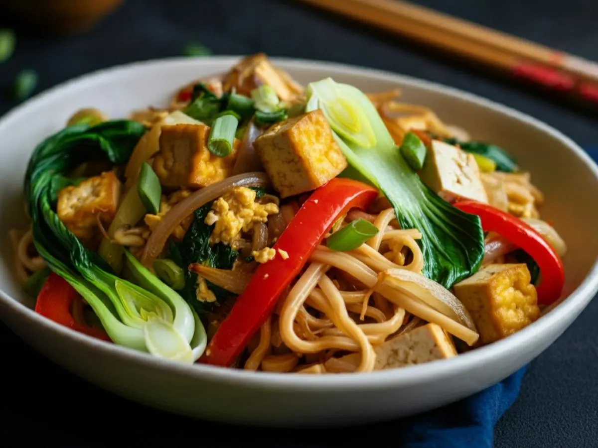 Stir Fried Noodle with Tofu Stir Fried Noodle with Tofu