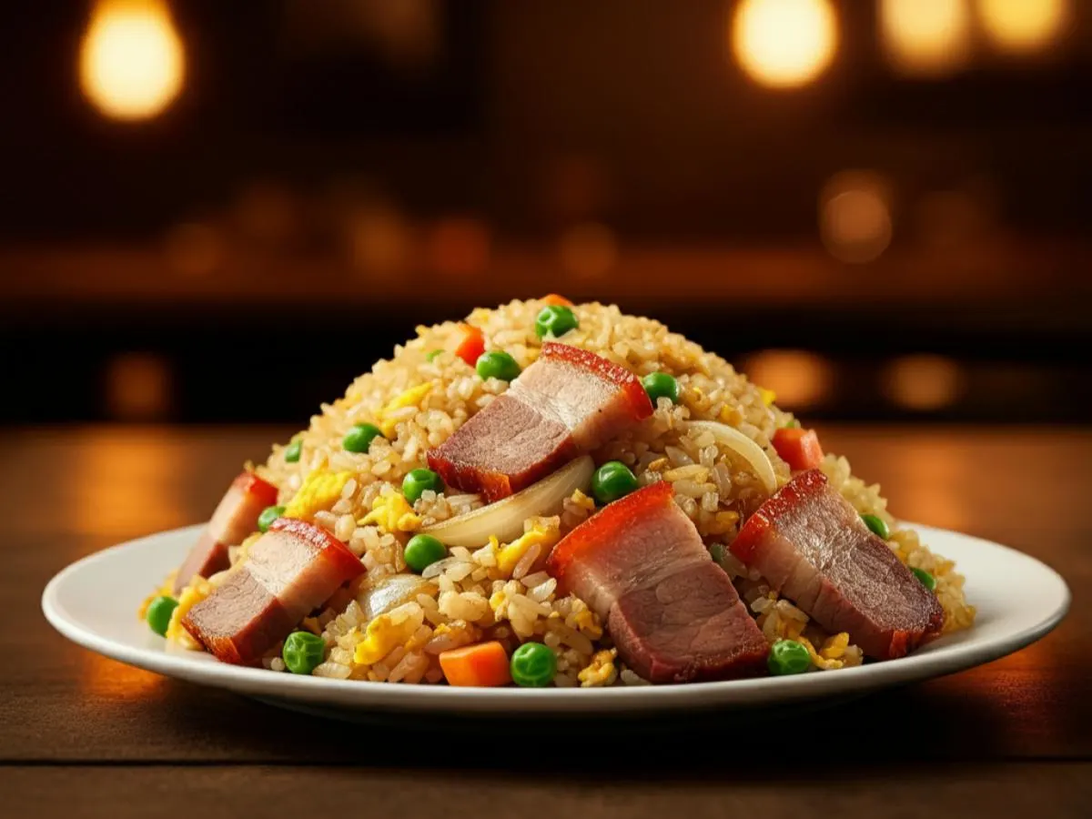 Fried Rice with Roasted pork (Gluten Free) Fried Rice with Roasted pork (Gluten Free)