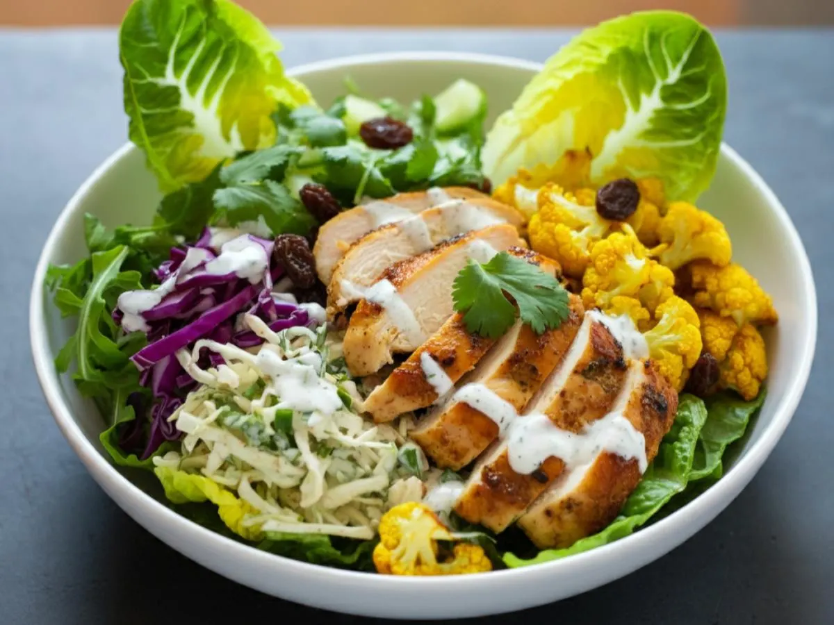 Cauliflower And Chicken Salad Cauliflower And Chicken Salad