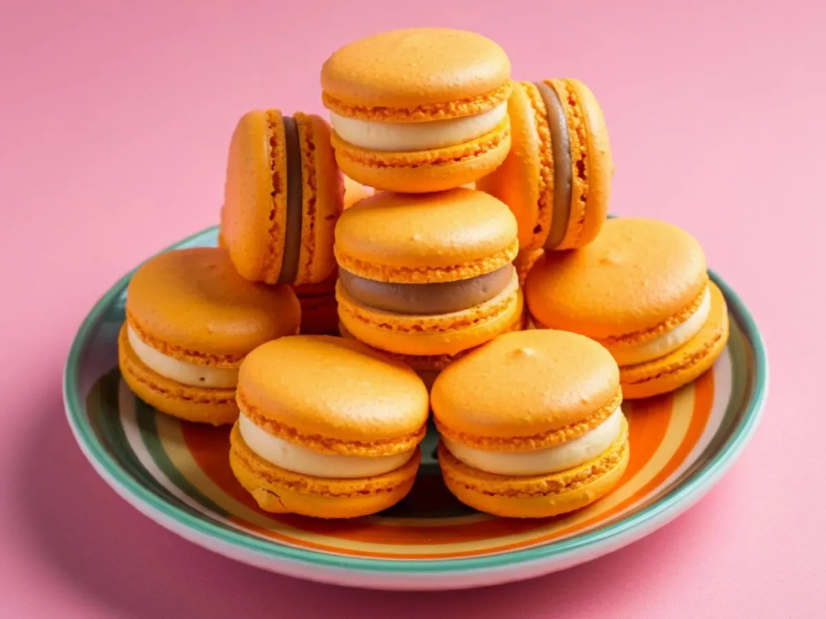 Tropical Papaya Macaroon Tropical Papaya Macaroon