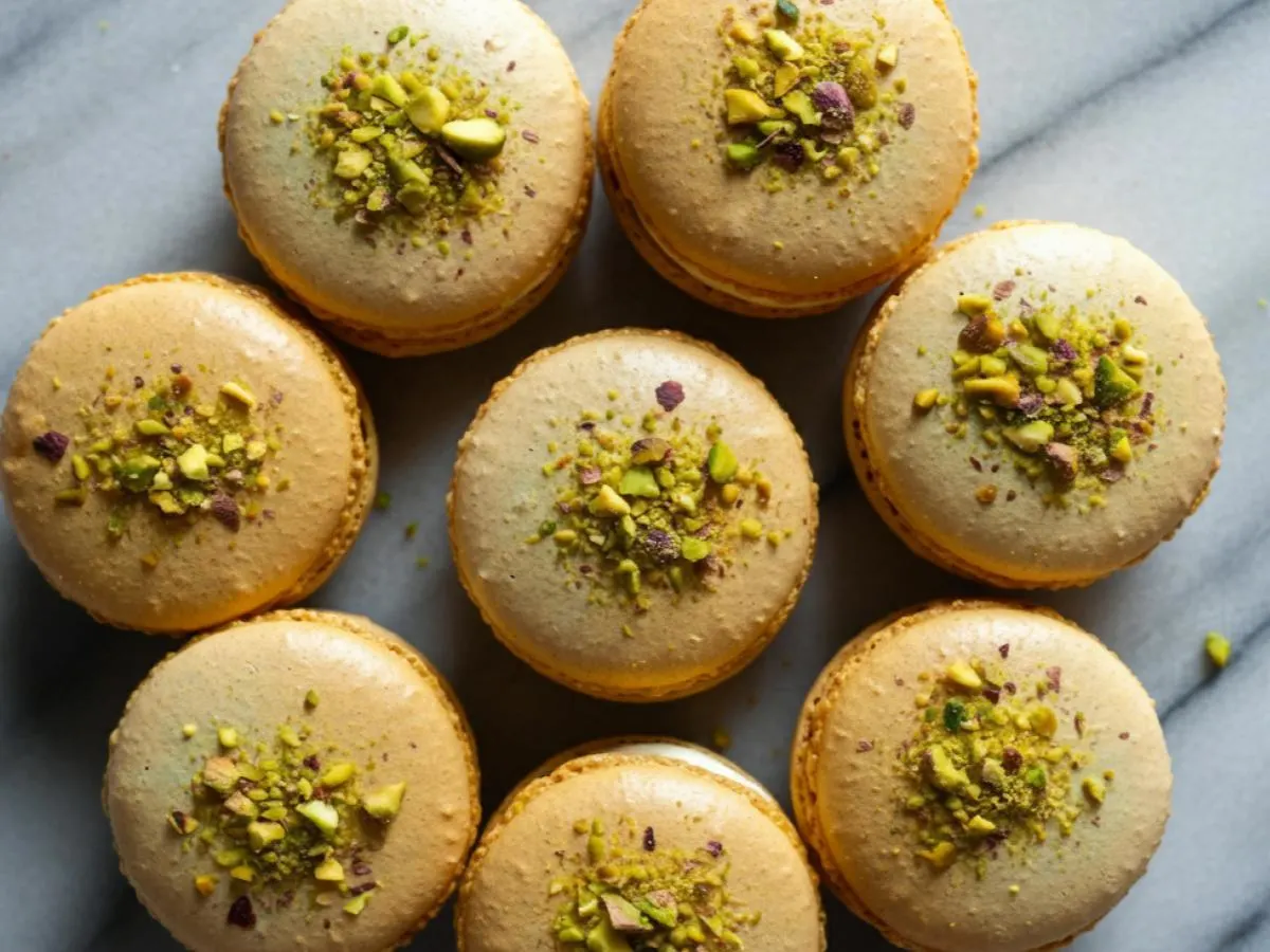 Toasted Pistachio Macaroon Toasted Pistachio Macaroon