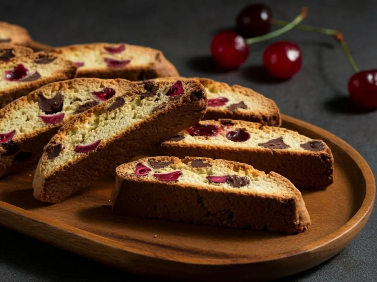 Cherry Chocolate Biscotti Cherry Chocolate Biscotti