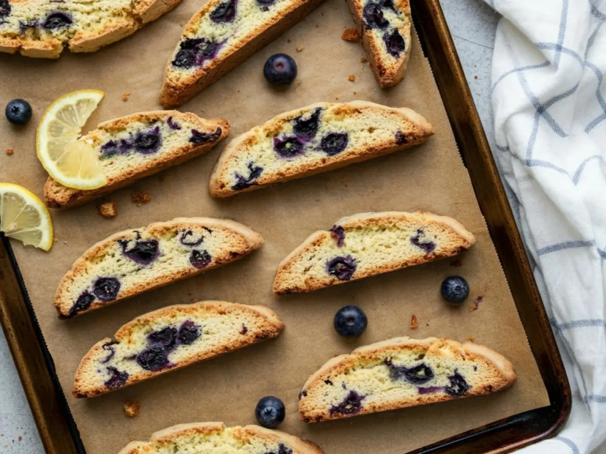 Lemon Blueberry Biscotti Lemon Blueberry Biscotti