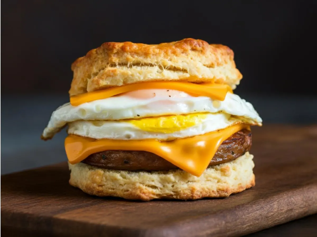 Gluten Free Sausage Egg and Cheese Sandwich Gluten Free Sausage Egg and Cheese Sandwich