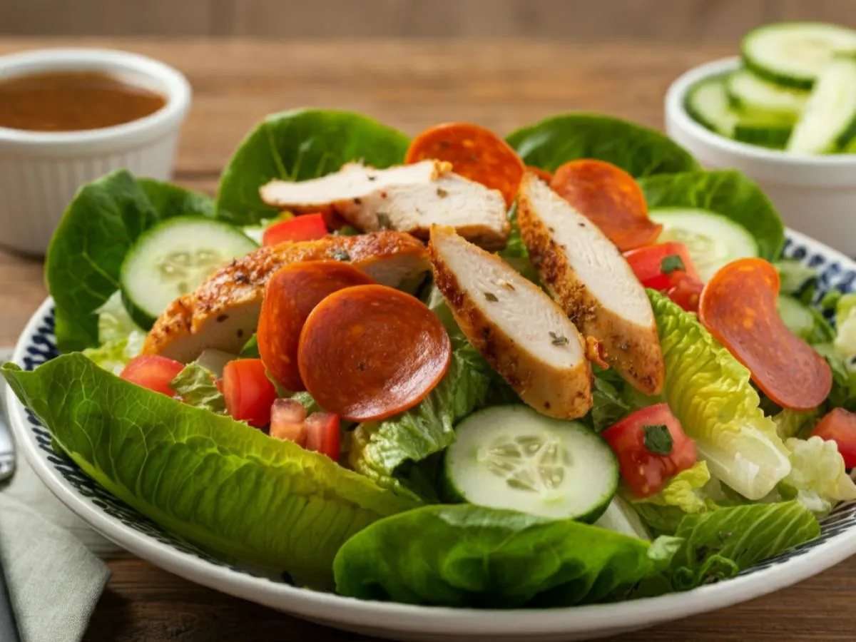 Italian Chopped Salad (Dairy free, Gluten free) Italian Chopped Salad (Dairy free, Gluten free)
