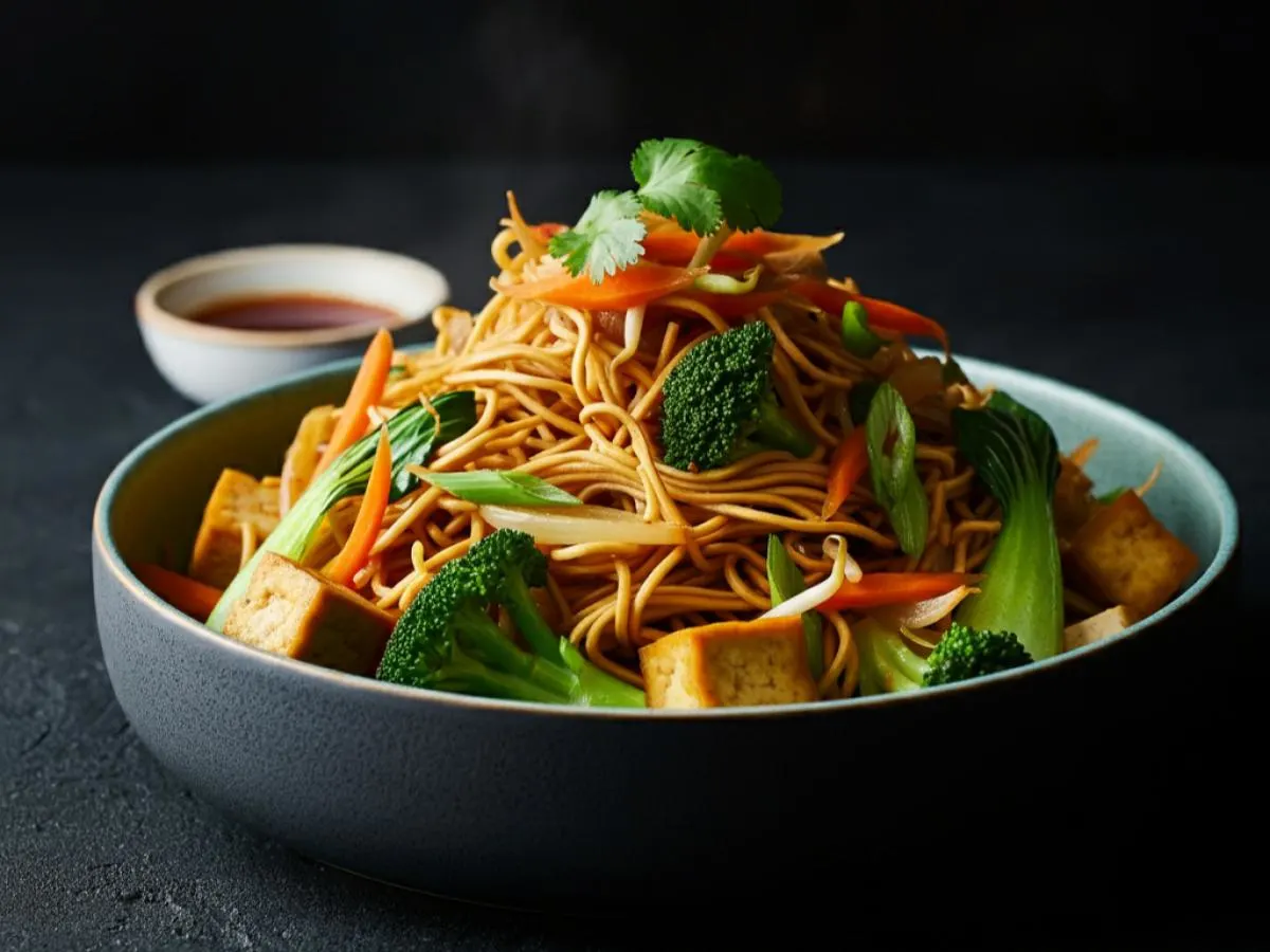 Small Tofu Chow Mein Small Tofu Chow Mein