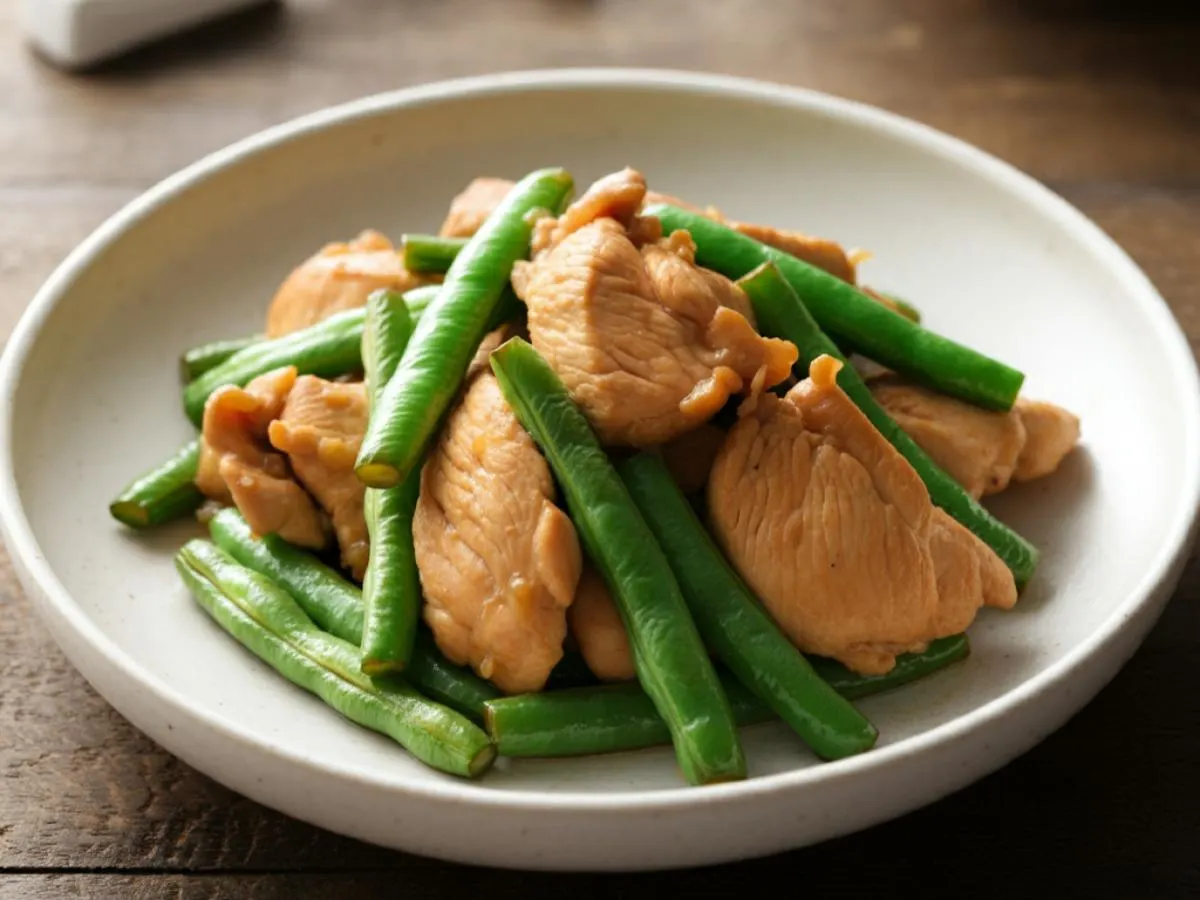 Chicken String Bean Stir Fry Chicken String Bean Stir Fry
