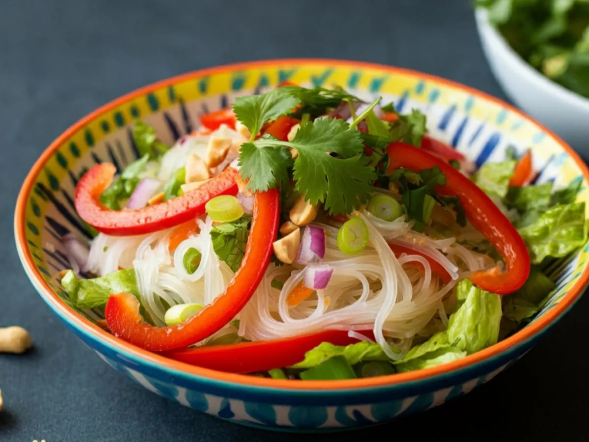 Rice Noodle Asian Salad Rice Noodle Asian Salad