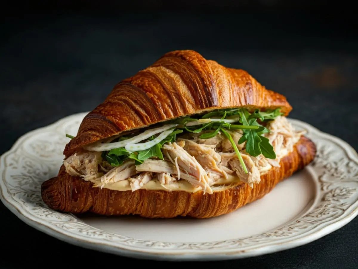 Roasted Chicken Croissant Roasted Chicken Croissant