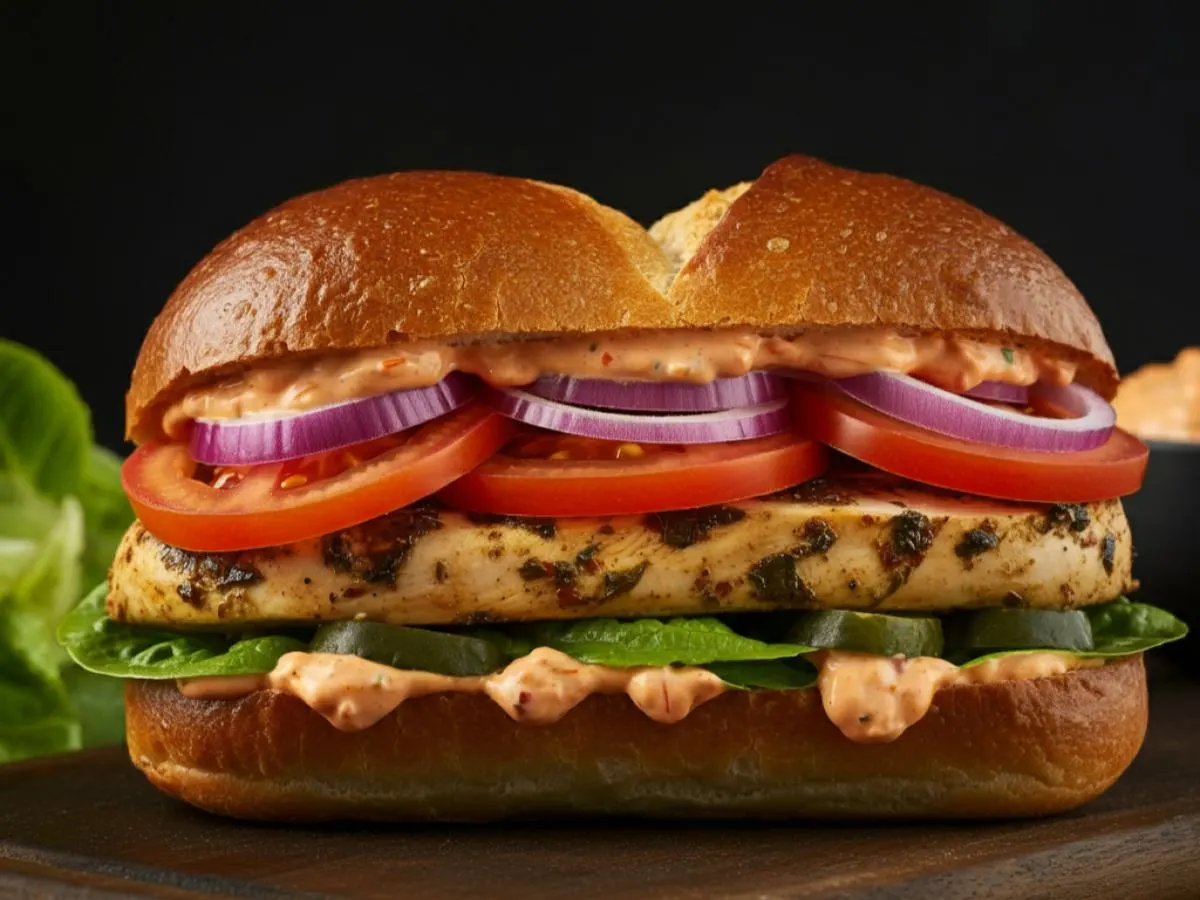Herb Grilled Chicken Sandwich Herb Grilled Chicken Sandwich