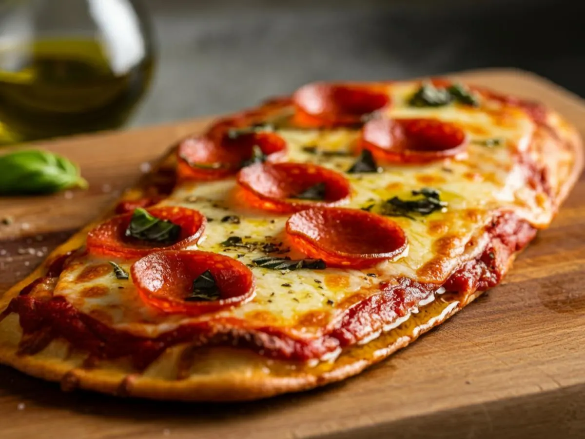 Pepperoni Flatbread Pepperoni Flatbread