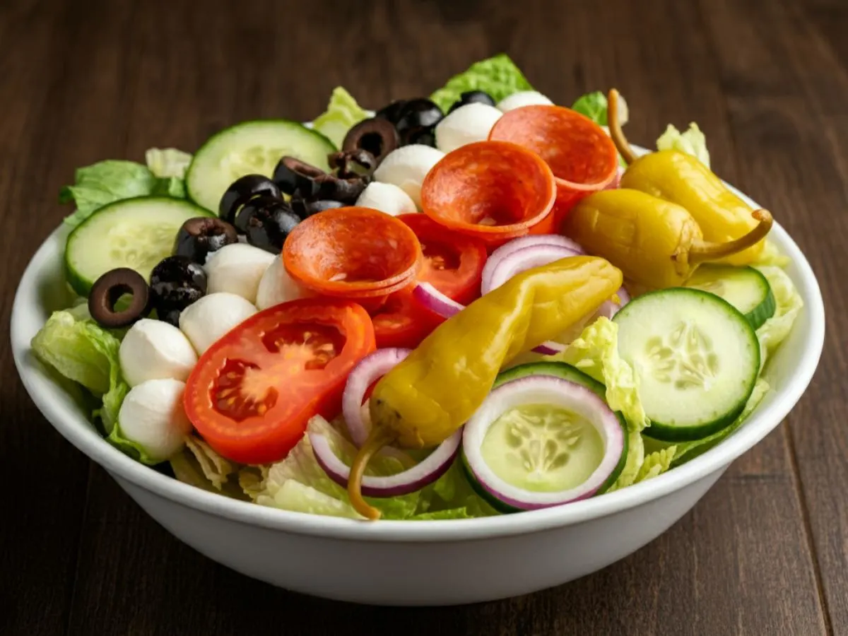 Phil's Special Salad With Garlic Dressing Phil's Special Salad With Garlic Dressing