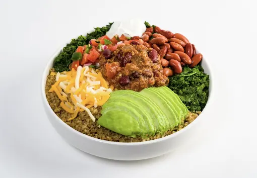 Turkey Chili with Rice Bowl Turkey Chili with Rice Bowl