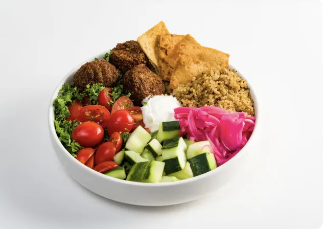 Falafel with Quinoa Bowl Falafel with Quinoa Bowl
