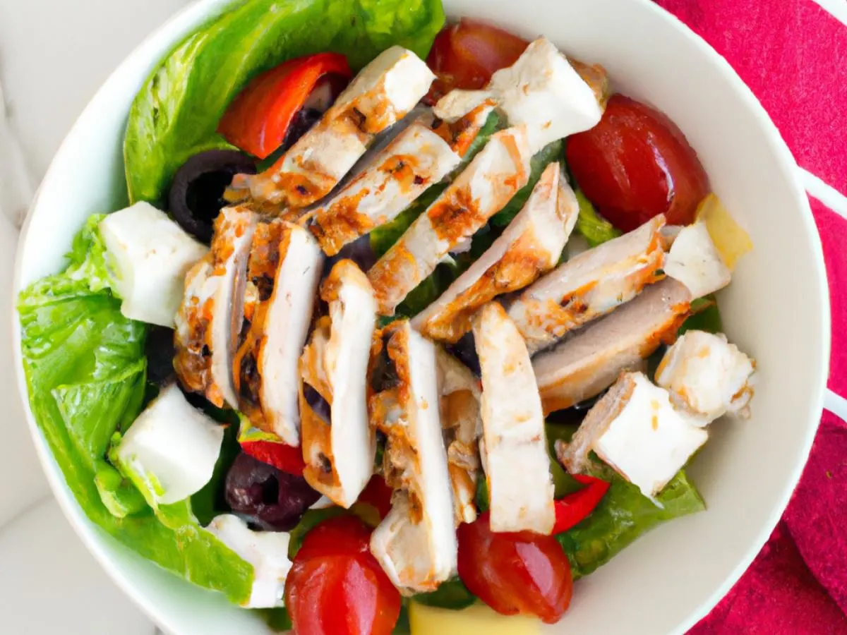 Greek Salad with Chicken Greek Salad with Chicken