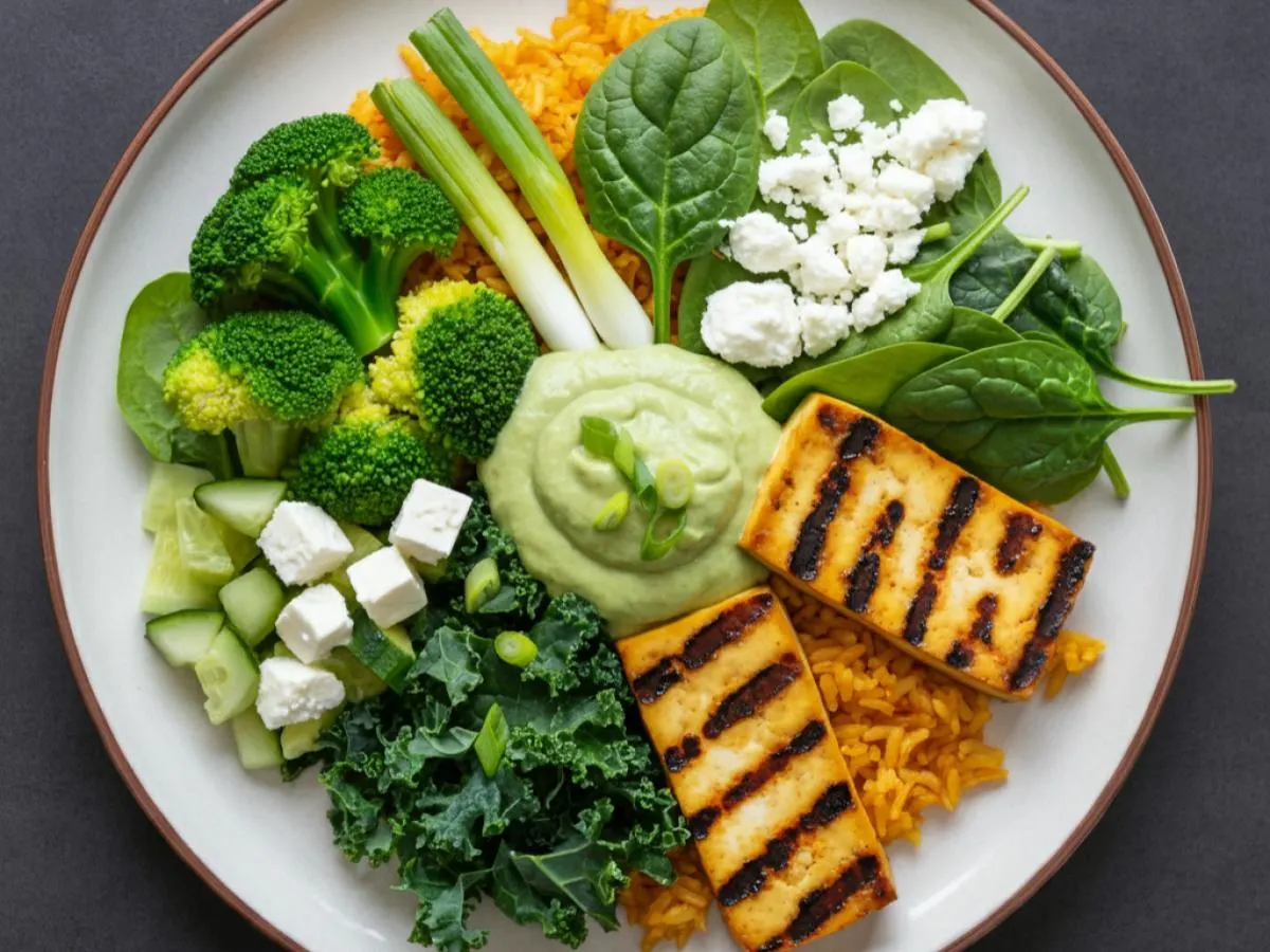 Grilled Tofu | Saffron Rice | Green Goddess Bowl Grilled Tofu | Saffron Rice | Green Goddess Bowl