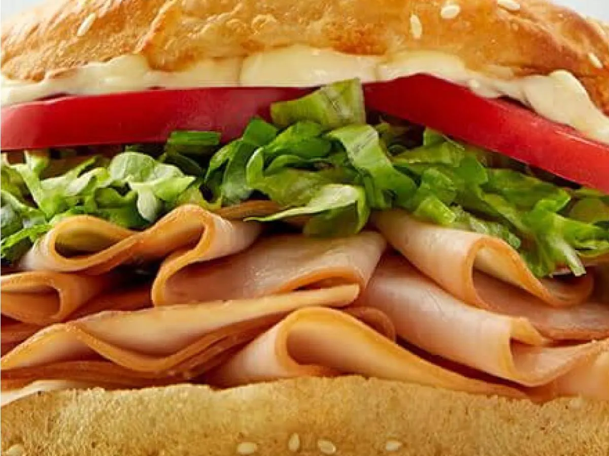 Smoked Turkey and Swiss Sandwich Box with Side Salad and Cookie Smoked Turkey and Swiss Sandwich Box with Side Salad and Cookie