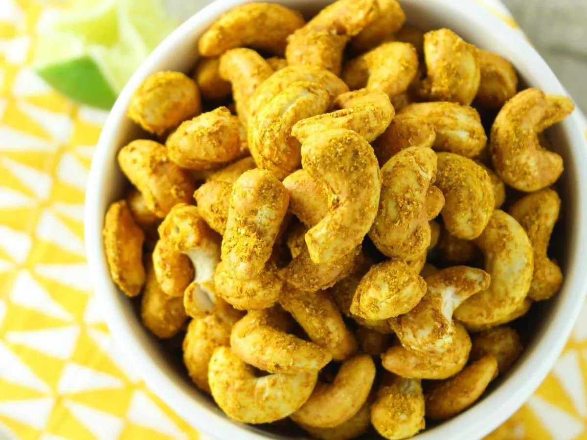 Lime Curry Roasted Cashews Lime Curry Roasted Cashews