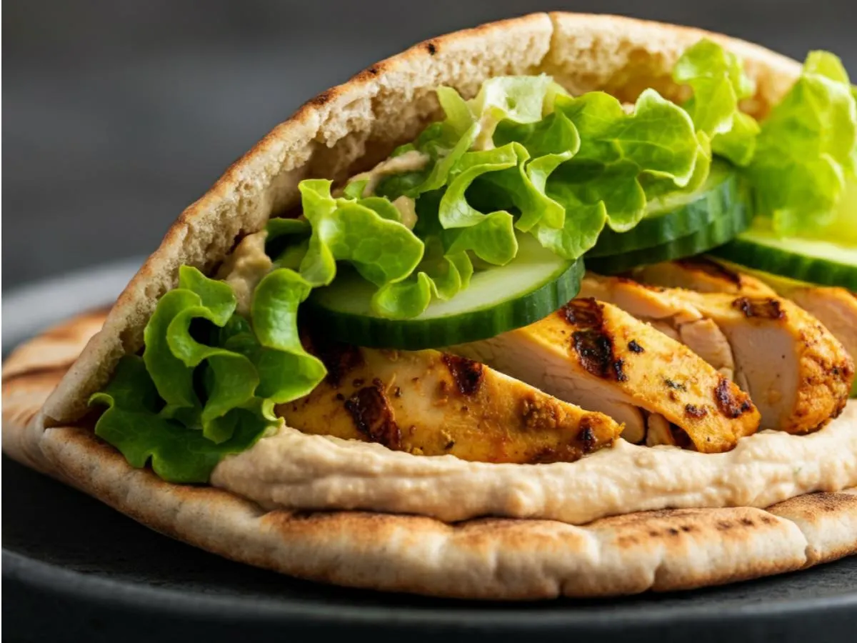 Gluten Free Grilled Chicken Pita Gluten Free Grilled Chicken Pita