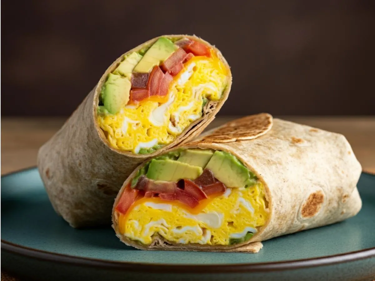 "Just Egg" Santa Fe Burrito