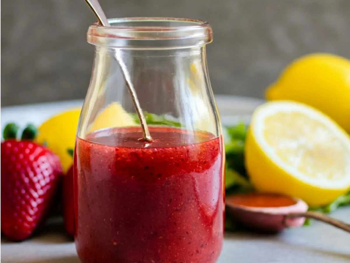 Strawberry Lemon Honey Vinaigrette
