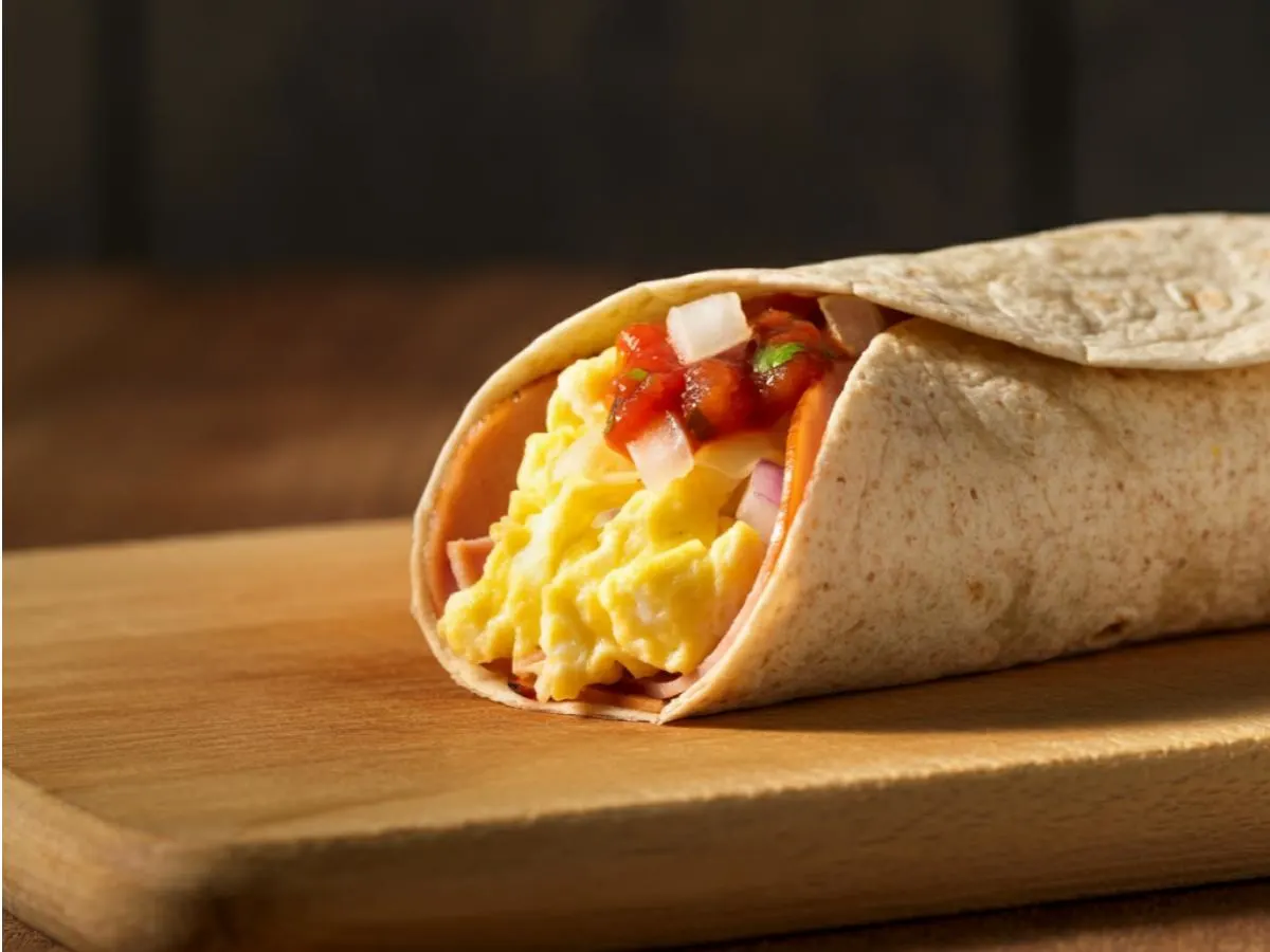 Ham and Cheese Burrito